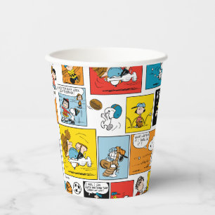Peanuts Sports Pattern Paper Cups
