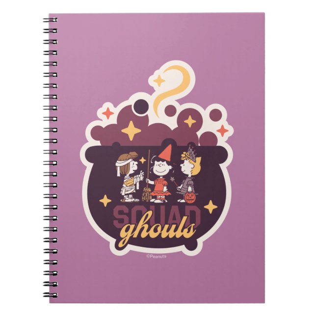 Peanuts Squad Ghouls Cauldron Halloween Notebook (Front)