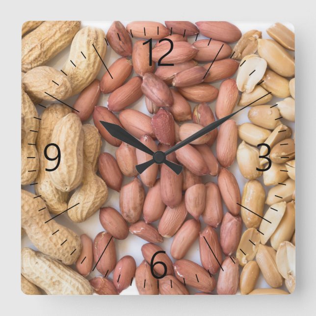Peanuts Square Wall Clock (Front)