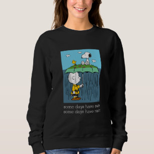 Peanuts Sunny Day Rainy Day Half & Half Sweatshirt