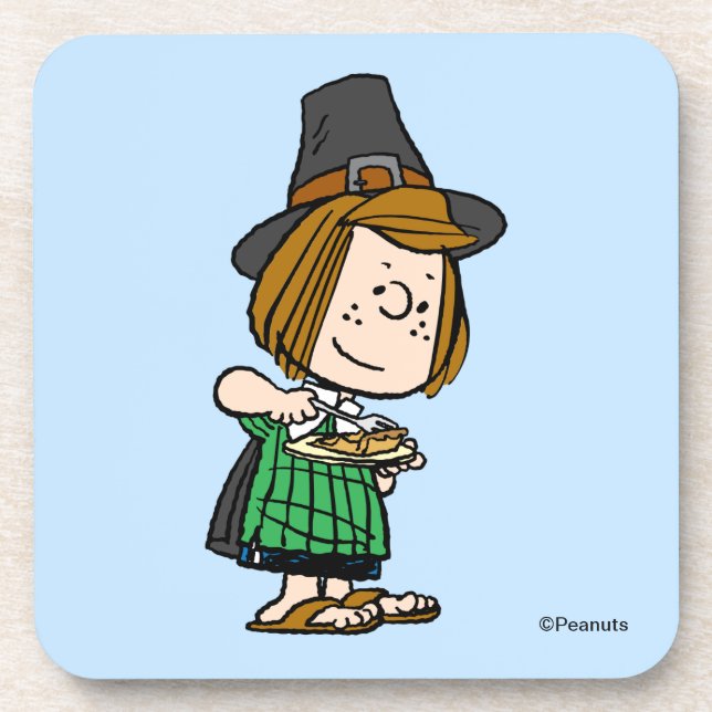 Peanuts | Thanksgiving Peppermint Patty Coaster (Front)