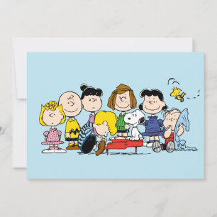 Peanuts   The Gang Around the Piano Card