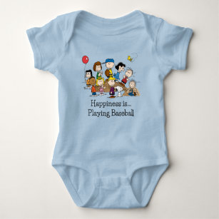 Peanuts   The Gang at the Pitcher's Mound Baby Bodysuit