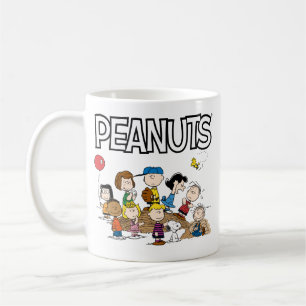 Peanuts   The Gang at the Pitcher's Mound Coffee Mug