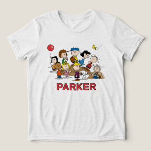 Peanuts The Gang at the Pitcher's Mound Tri-Blend Shirt