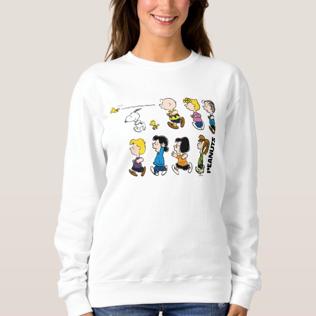 Peanuts | The Gang Moving Forward Sweatshirt (Front)