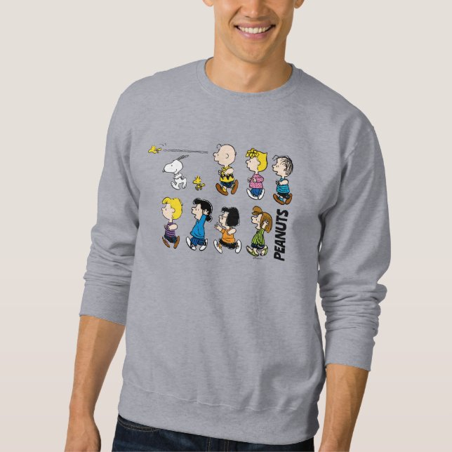 Peanuts | The Gang Moving Forward Sweatshirt (Front)