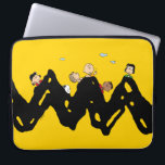 Peanuts | The Gang on the Zig Zag Laptop Sleeve<br><div class="desc">Check out this fun Peanuts design featuring the Peanuts Gang.</div>