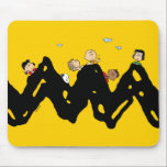 Peanuts | The Gang on the Zig Zag Mouse Pad<br><div class="desc">Check out this fun Peanuts design featuring the Peanuts Gang.</div>