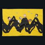 Peanuts | The Gang on the Zig Zag Tea Towel<br><div class="desc">Check out this fun Peanuts design featuring the Peanuts Gang.</div>