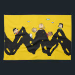 Peanuts | The Gang on the Zig Zag Tea Towel<br><div class="desc">Check out this fun Peanuts design featuring the Peanuts Gang.</div>