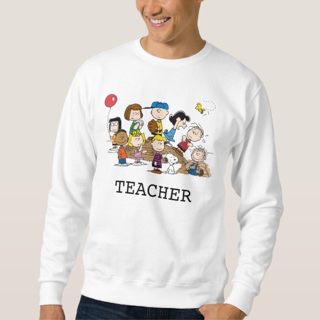 Peanuts | The Gang Teacher Sweatshirt (Front)