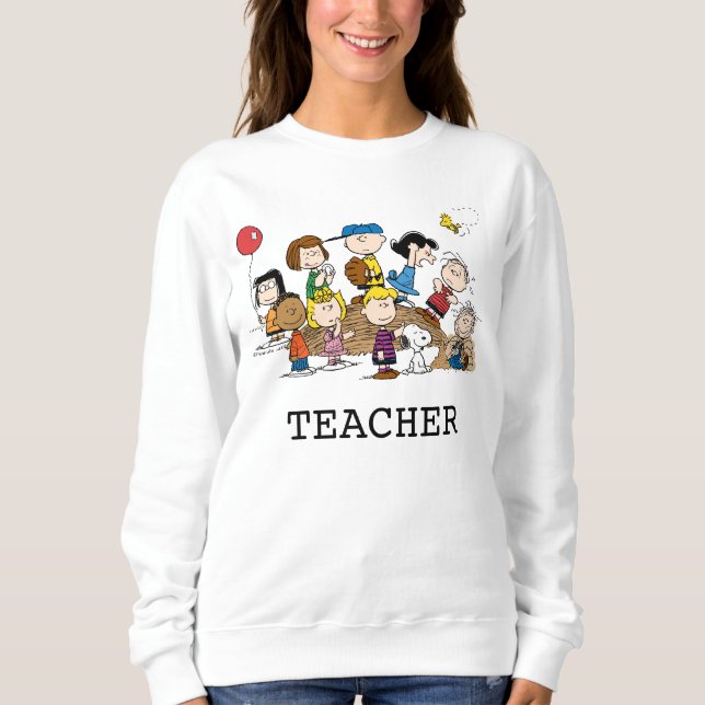 Peanuts | The Gang Teacher Sweatshirt (Front)