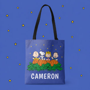 Peanuts The Great Pumpkin Patch Tote Bag
