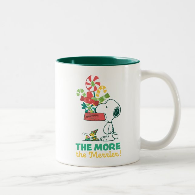 Peanuts | The More The Merrier Two-Tone Coffee Mug (Right)