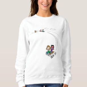 Peanuts   The Peanuts Gang Sled Riding Sweatshirt