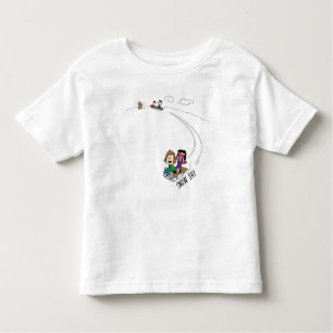 Peanuts   The Peanuts Gang Sled Riding Toddler T-Shirt