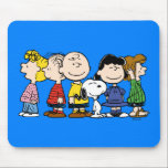 Peanuts | The Peanuts Gang Together Mouse Pad<br><div class="desc">This design features Charles M. Schulz's popular comic strip gang from the loveable Peanuts series.</div>