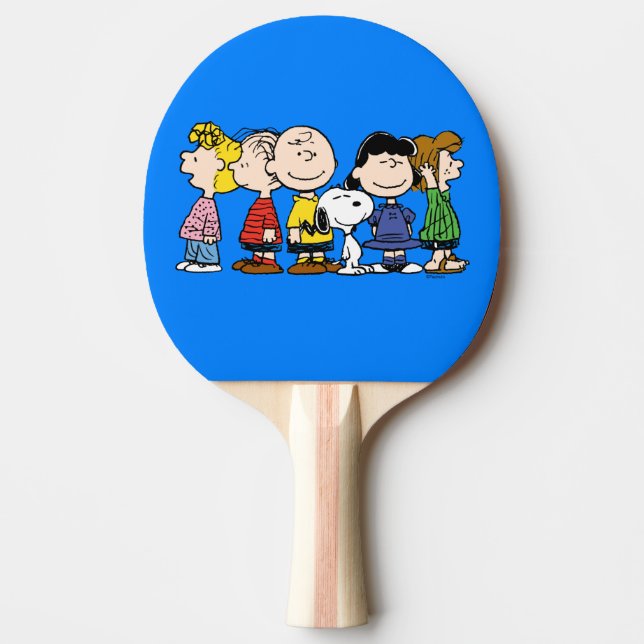 Peanuts | The Peanuts Gang Together Ping Pong Paddle (Front)
