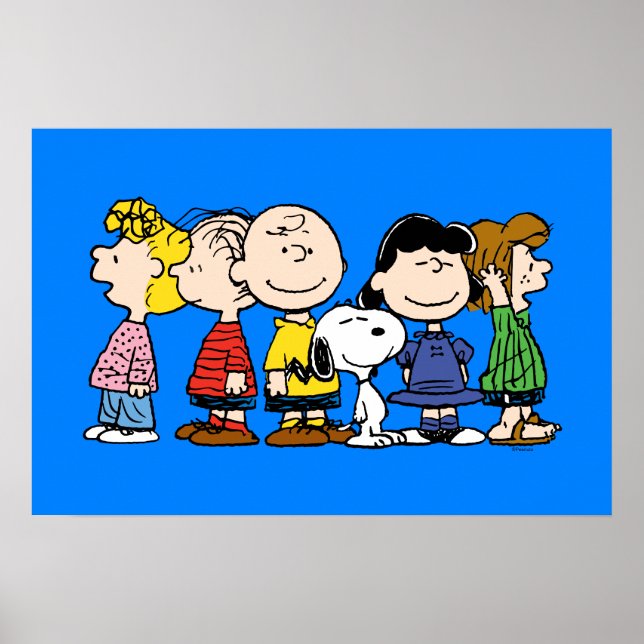 Peanuts | The Peanuts Gang Together Poster (Front)