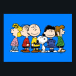 Peanuts | The Peanuts Gang Together Poster<br><div class="desc">This design features Charles M. Schulz's popular comic strip gang from the loveable Peanuts series.</div>
