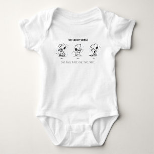 Peanuts The Snoopy Dance Baby Bodysuit