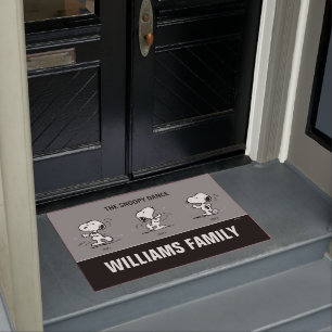 Peanuts   The Snoopy Dance Doormat
