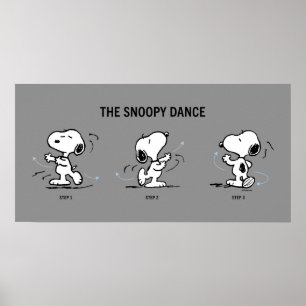 Peanuts   The Snoopy Dance Poster