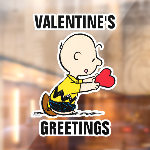 Peanuts Valentine's Day Charlie Brown Red Heart