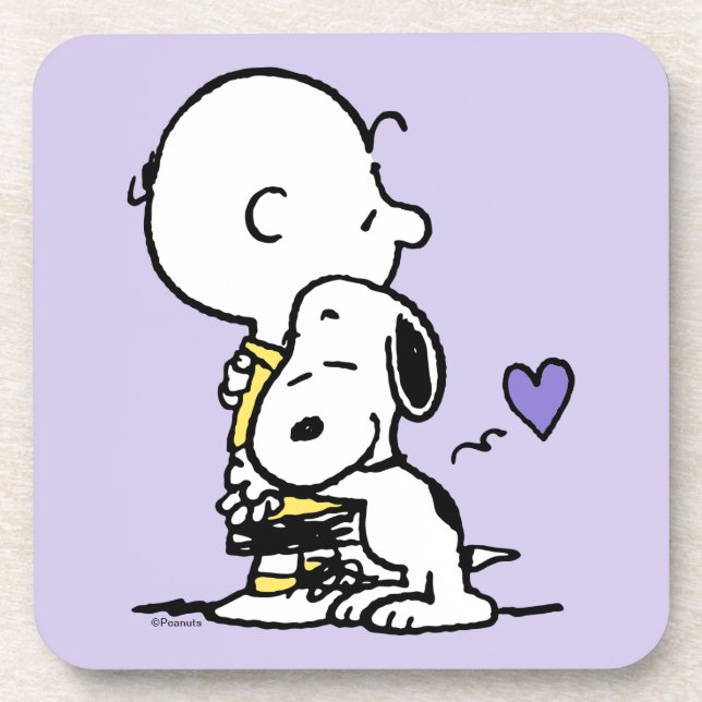 Peanuts | Valentine's Day | Charlie Brown & Snoopy Coaster (Front)