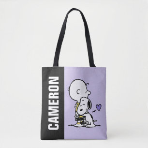 Peanuts   Valentine's Day   Charlie Brown & Snoopy Tote Bag