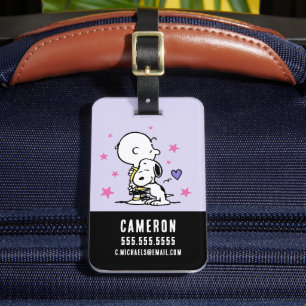 Peanuts Valentine's Day Friends For Life Luggage Tag