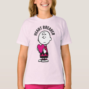 Peanuts   Valentine's Day   Heart Charlie Brown T-Shirt