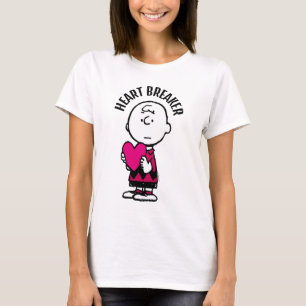 Peanuts Valentine's Day Heart Charlie Brown T-Shirt