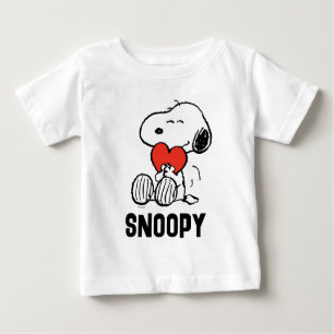Peanuts Valentine's Day Snoopy Heart Hug Baby T-Shirt