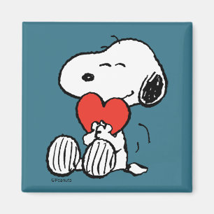 Peanuts   Valentine's Day   Snoopy Heart Hug Magnet