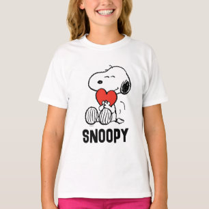 Peanuts Valentine's Day Snoopy Heart Hug T-Shirt