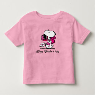 Peanuts   Valentine's Day   Snoopy With Valentines Toddler T-Shirt