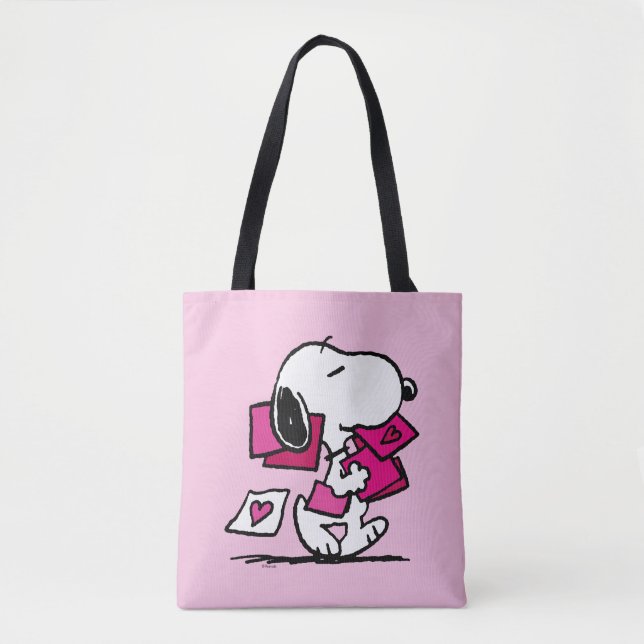 Peanuts | Valentine's Day | Snoopy With Valentines Tote Bag (Front)