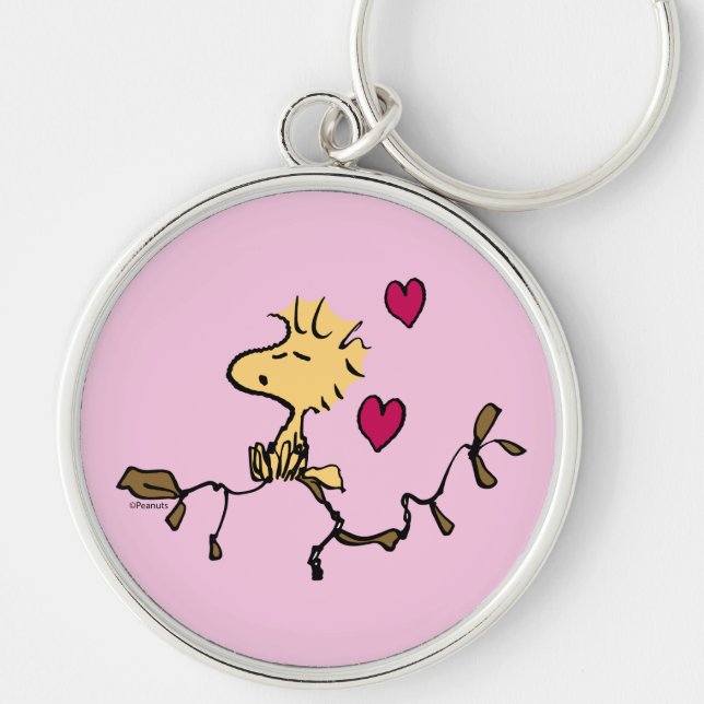 Peanuts | Valentine's Day | Woodstock Whistle Key Ring (Front)