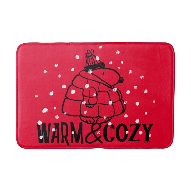 Peanuts | Warm & Cosy Bath Mat (Front)