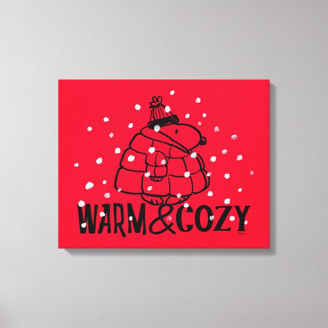 Peanuts | Warm & Cosy Canvas Print (Front)