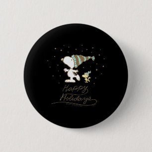 Peanuts Winter Skating 6 Cm Round Badge