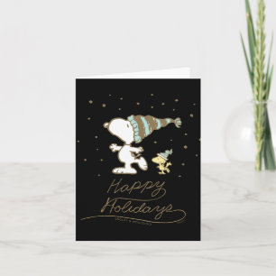 Peanuts Winter Skating Card