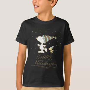 Peanuts Winter Skating  T-Shirt