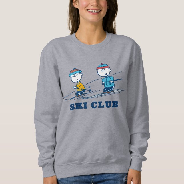 Peanuts | Winter Skiing the Slopes Sweatshirt (Front)
