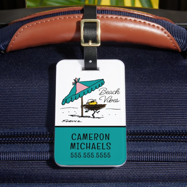 Peanuts | Woodstock at the Beach Luggage Tag (Front Insitu 2)