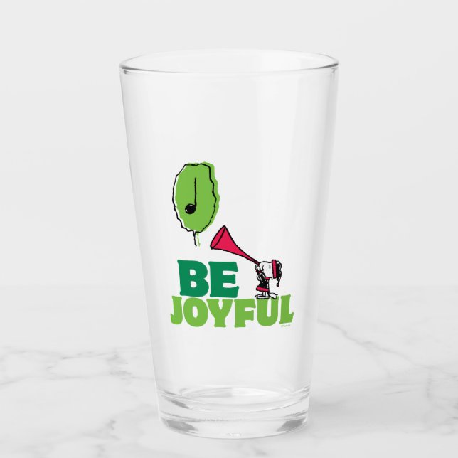 Peanuts | Woodstock Be Joyful Glass (Front)