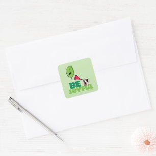 Peanuts   Woodstock Be Joyful Square Sticker