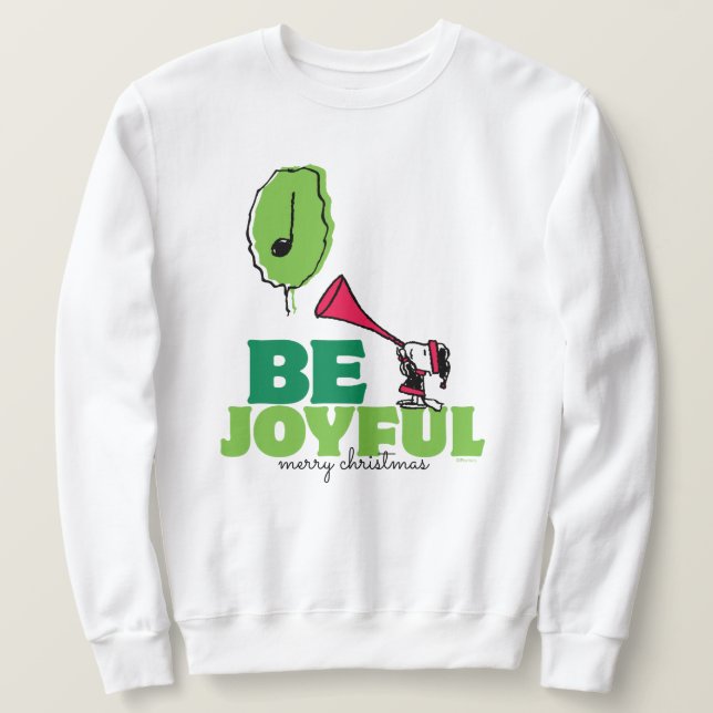 Peanuts | Woodstock Be Joyful Sweatshirt (Design Front)